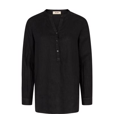 Mos Mosh Danna Linen Bluse Black